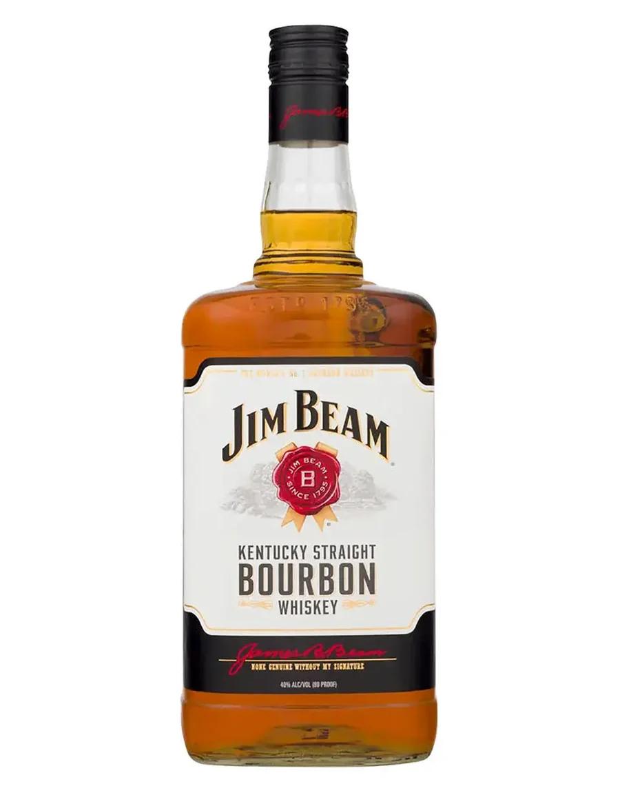 Jim Beam Kentucky Straight Bourbon Whiskey, 1.75L