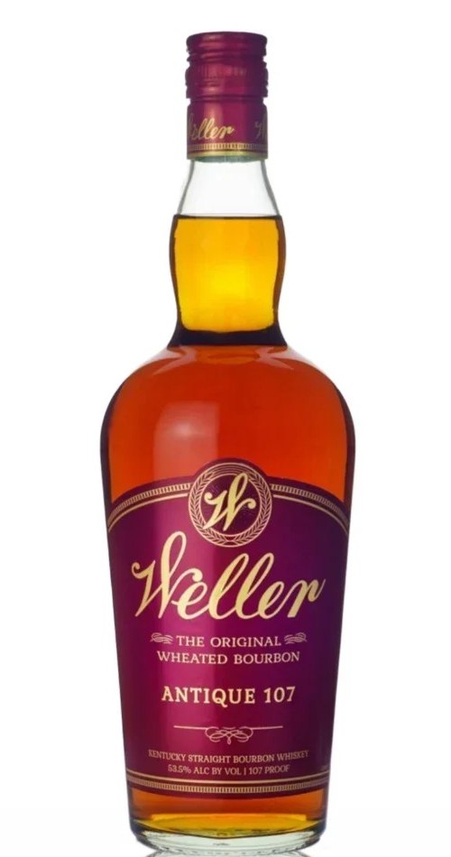 W.L. Weller Antique 107 Kentucky Straight Wheated Bourbon, 750ml bottle