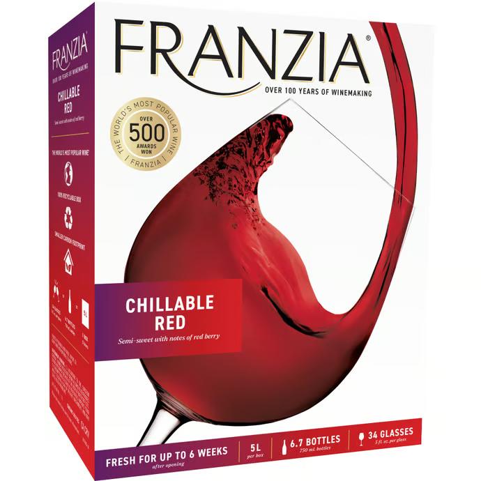 Franzia Chillable Red, 5L