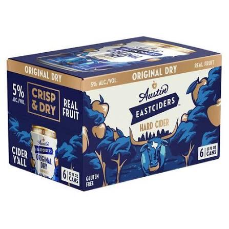 Austin Eastciders Original Blend Hard Cider, 6-pack cans