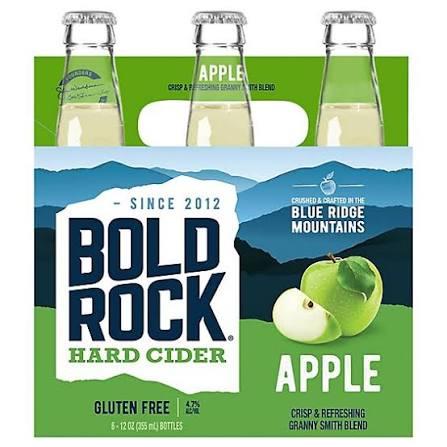 Bold Rock Virginia Apple Hard Cider, 6-pack bottles