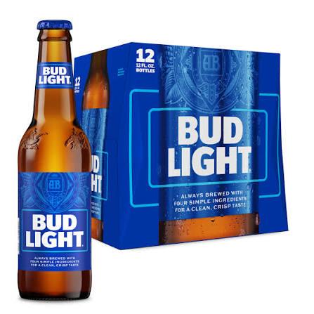 Bud Light, 12-pack bottles