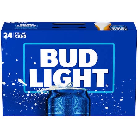 Bud Light, 24-pack cans