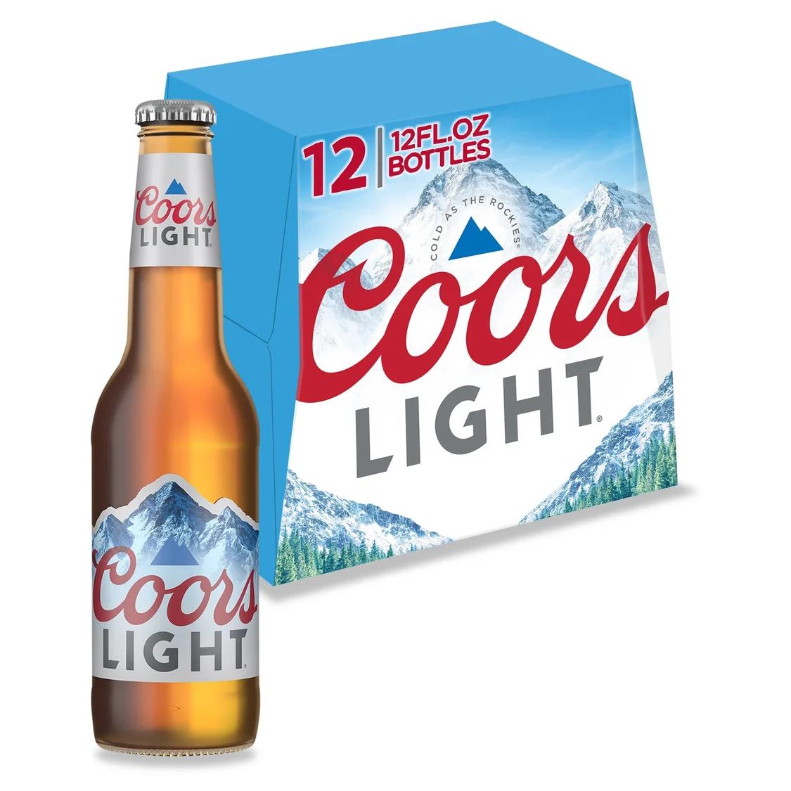 Coors Light, 12-pack bottles