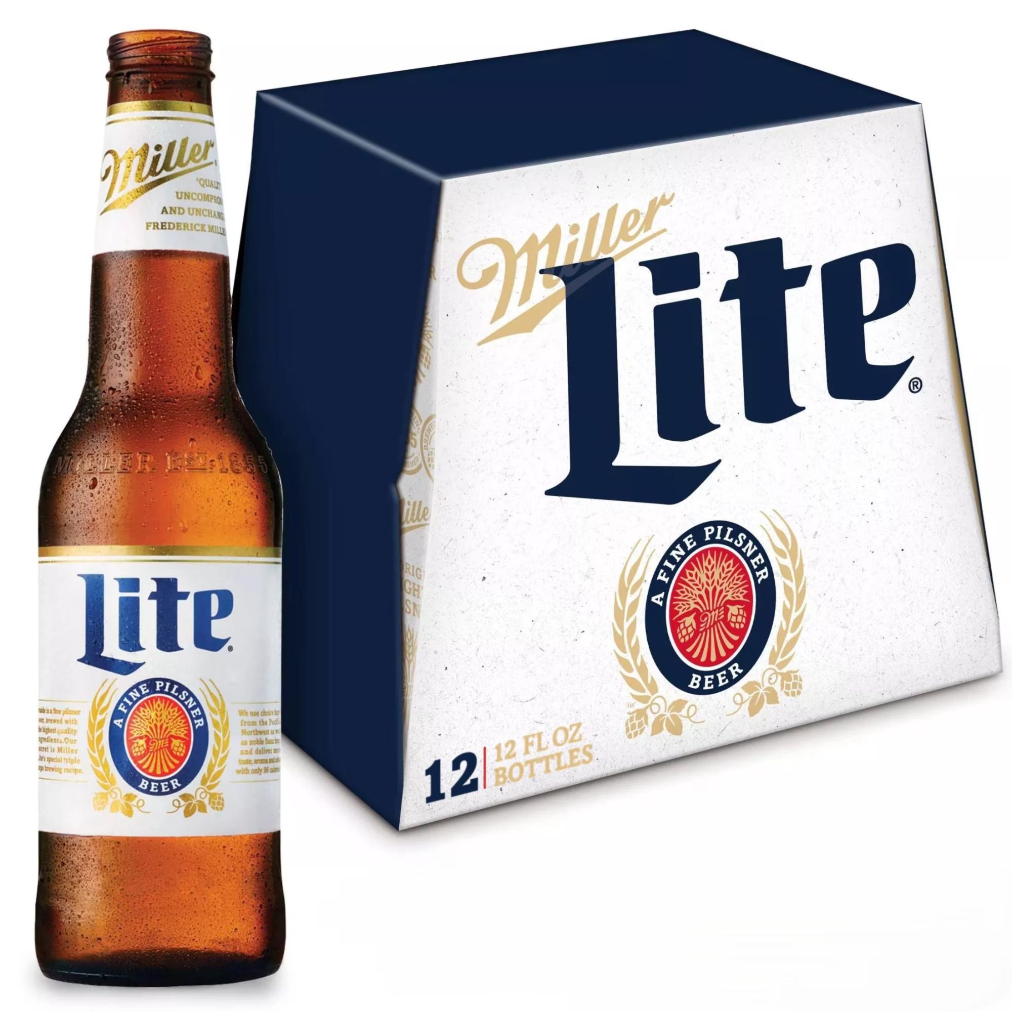 Miller Lite, 12-pack bottles
