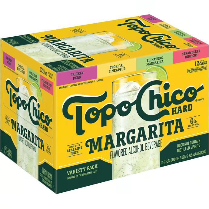 Topo Chico Hard Margarita Variety Pack, 12-pack cans