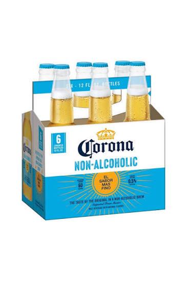 Corona Non-Alcoholic Lager, 6-pack bottles
