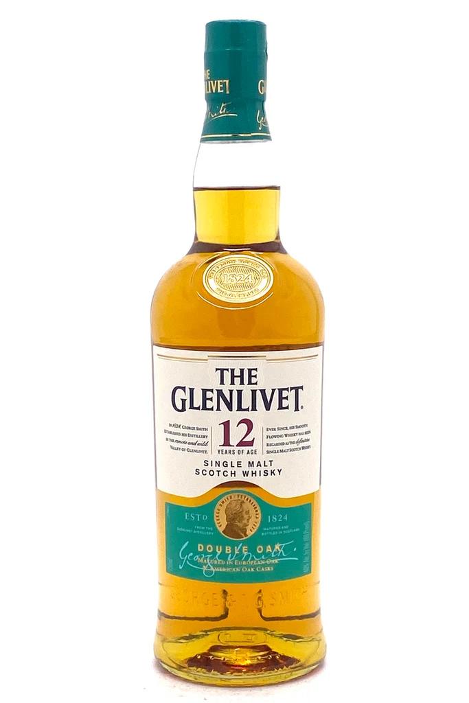 Glenlivet 12 Year Single Malt Scotch Whisky, 750ml