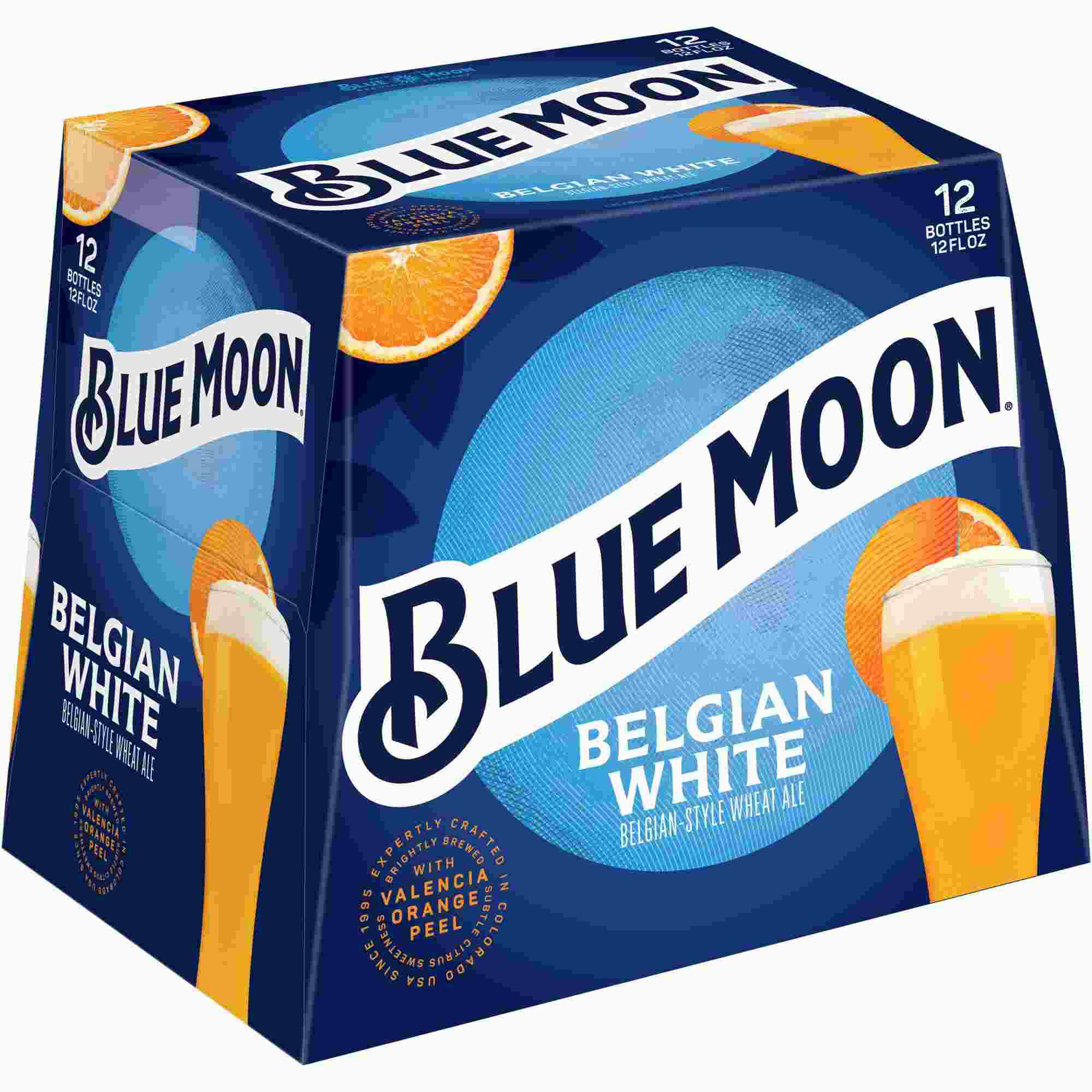 Blue Moon Belgian White Wheat Ale, 12-pack bottles