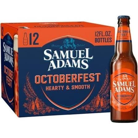 Sam Adams Octoberfest Seasonal Lager, 12-pack bottles