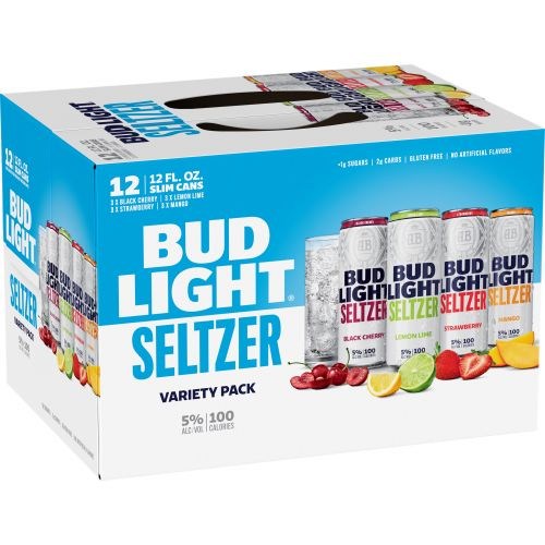 Bud Light Seltzer Variety Pack, 12-pack cans